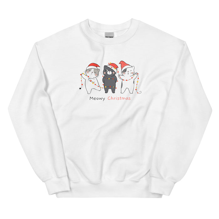 "Meowy Christmas" Sweatshirt