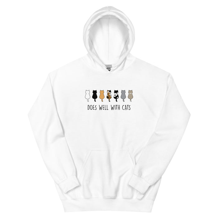 "Does Well With Cats" Hoodie